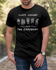 PLANTS MANAGER AKA THE GARDENER Classic T-Shirt apparel-classic-tshirt-lifestyle-front-53