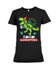 MY 13th Birthday t-rex Premium Fit Ladies Tee tile