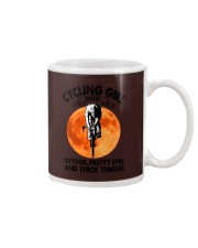 CYCLING GIRL WITH TATTOOS PRETTY EYES Mug tile
