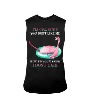 I DON'T CARE - FLAMINGO Sleeveless Tee tile