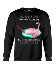 I DON'T CARE - FLAMINGO Crewneck Sweatshirt tile