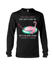 I DON'T CARE - FLAMINGO Long Sleeve Tee tile