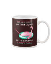 I DON'T CARE - FLAMINGO Mug tile
