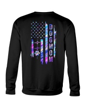 DOG MOM AMERICAN FLAG Crewneck Sweatshirt tile