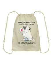 Let me pour you a tall glass Drawstring Bag tile