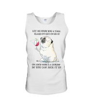Let me pour you a tall glass Unisex Tank tile