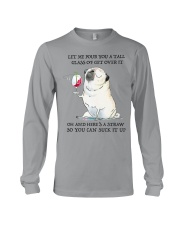 Let me pour you a tall glass Long Sleeve Tee tile