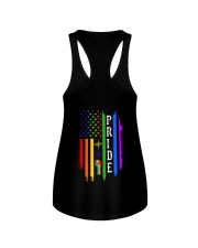 PRIDE AMERICAN FLAG Ladies Flowy Tank tile