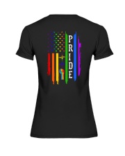 PRIDE AMERICAN FLAG Premium Fit Ladies Tee tile