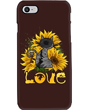 LOVE CAT SUNFLOWER Phone Case tile