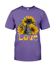 LOVE CAT SUNFLOWER Premium Fit Mens Tee tile
