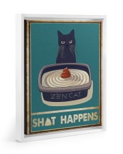SH HAPPENS Floating Framed Canvas Prints White tile