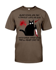 BLOOD STAINS ARE RED Classic T-Shirt tile