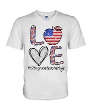 12th GRADE V-Neck T-Shirt tile