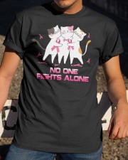 NO ONE FIGHTS ALONE Classic T-Shirt apparel-classic-tshirt-lifestyle-28