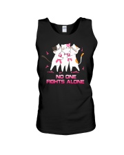 NO ONE FIGHTS ALONE Unisex Tank tile