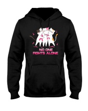 NO ONE FIGHTS ALONE Hooded Sweatshirt tile