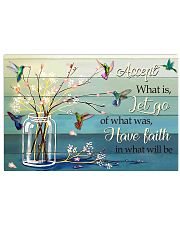 ACCEPT WHAT IS 17x11 Poster front