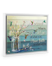 ACCEPT WHAT IS 14x11 White Floating Framed Canvas Prints thumbnail
