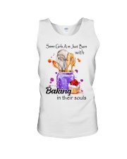 BORN WITH BAKING Unisex Tank tile