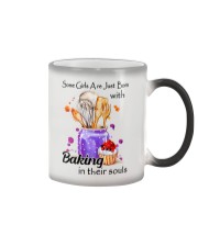BORN WITH BAKING Color Changing Mug tile