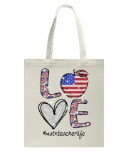 MATH TEACHER Tote Bag tile