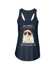 Oh Lord Ladies Flowy Tank tile
