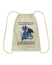Let me pour you Drawstring Bag tile