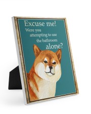 EXCUSE ME Easel-Back Gallery Wrapped Canvas tile