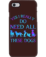 I Really Do Need All These Dogs Phone Case tile