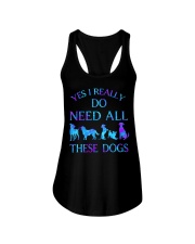 I Really Do Need All These Dogs Ladies Flowy Tank tile