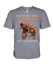 EXCUSE ME I NEED TARRASQUE YOU V-Neck T-Shirt tile