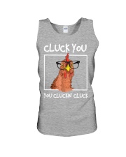 CLUCK YOU Unisex Tank tile