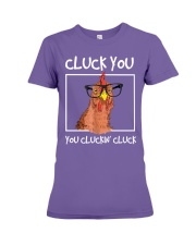 CLUCK YOU Premium Fit Ladies Tee tile