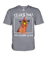 CLUCK YOU V-Neck T-Shirt tile
