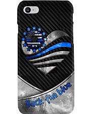 BACK THE BLUE PC Phone Case i-phone-8-case
