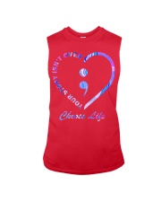 CHOOSE LIFE YOUR STORY ISN'T OVER Sleeveless Tee tile