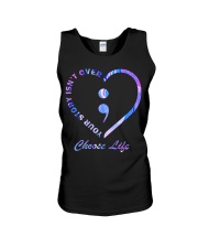CHOOSE LIFE YOUR STORY ISN'T OVER Unisex Tank tile