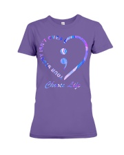 CHOOSE LIFE YOUR STORY ISN'T OVER Premium Fit Ladies Tee tile
