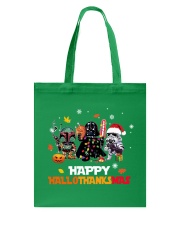 Happy Hallothanksmas Tote Bag tile