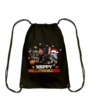 Happy Hallothanksmas Drawstring Bag tile