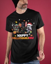 Happy Hallothanksmas Classic T-Shirt apparel-classic-tshirt-lifestyle-front-182