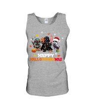 Happy Hallothanksmas Unisex Tank tile