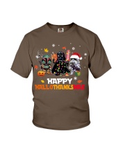 Happy Hallothanksmas Youth T-Shirt tile