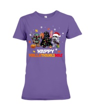 Happy Hallothanksmas Premium Fit Ladies Tee tile
