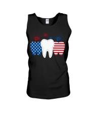 DENTIST INDEPENDENCE DAY Unisex Tank tile