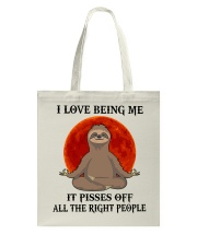 I LOVE BEING ME Tote Bag tile