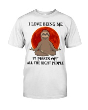 I LOVE BEING ME Classic T-Shirt front