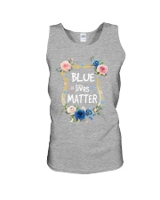 BLUE LIVES MATTER Unisex Tank tile