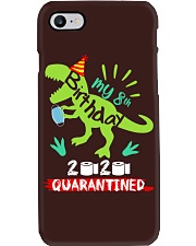 MY 8th Birthday t-rex Phone Case tile